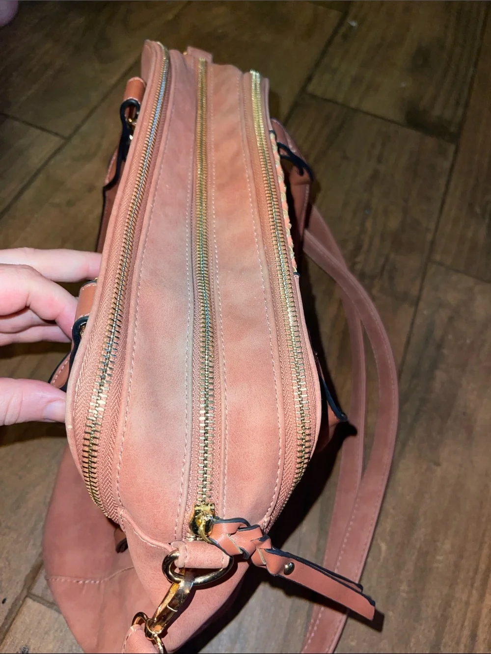 Stylish Pink Women's Satchel Handbag